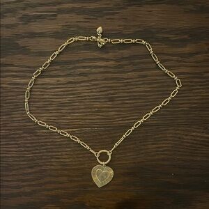 Brinker & Eliza Gold Heart Pendant Necklace